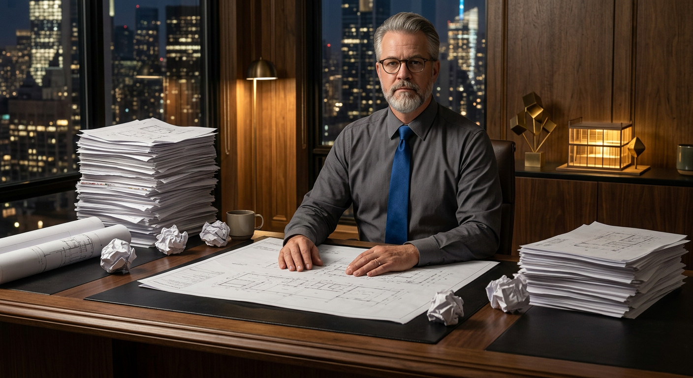 Muro di mattoni irregolari illuminato da luce calda, simbolo di autorità costruita attraverso l'esperienza diretta